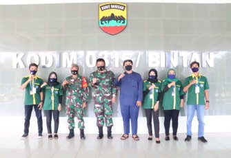 Kodim 0315/Bintan Terima Piagam Penghargaan Hanpangam dari Stisipol Raja Haji Tanjungpinang 