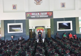 Danrem 143/HO Tekankan Prajurit Jajaran Tidak Mudah Terprovokasi