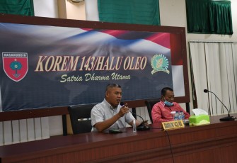 Cinta Perdamaian Warga Tolaki Silaturahmi Bersama Danrem 143/HO