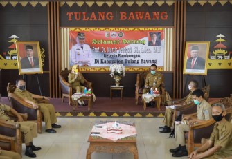 Pemkab Tulang Bawang Terima Kunjungan Guru Besar IPDN