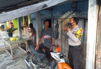 Polsek Manna Imbau Warga Disiplin Protokol Kesehatan