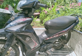 Pengendara Motor Alami Laka Tunggal