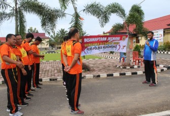 Polres Mukomuko Gelar Kesamaptaan Jasmani