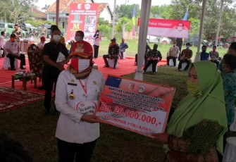 Bupati Tulang Bawang Salurkan Bantuan Melalui Program BMW