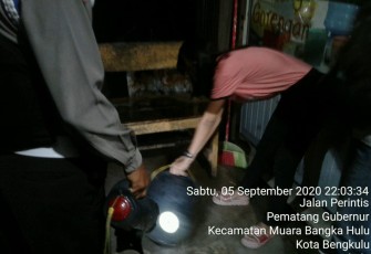 Polsek Muara Bangkahulu saat Razia