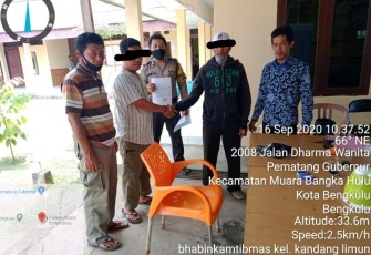 Bhabinkamtibmas Polres Bengkulu Damaikan Perkara Penganiayaan