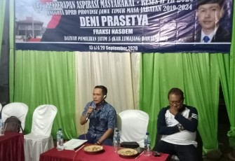 Reses Anggota DPRD Jawa Timur daerah pemilihan V (Jember-Lumajang) Deni Prasetya 