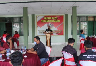 Kodim 0426/Tulangbawang Coffee Morning Bersama Insan Pers