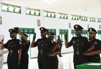 Upacara Penutupan Dikmata TNI AD Gelombang I Tahun Anggaran 2020