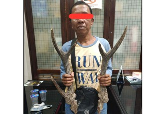 Tersangka dan Barang Bukti saat diamankan
