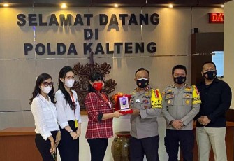 Kunjungan Kornas TRC PPA Bersama Humas dan Korlap Disambut Hangat Kapolda Kalteng