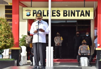 Polres Bintan Gelar Kesiapan Penanganan Bencana Alam Sekaligus Antisipasi La Nina 