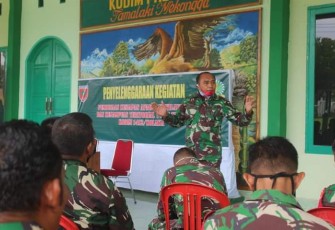Kodim 1412/Kolaka Gelar Kegiatan Pembinaan Kesiapan Aparat Kewilayahan