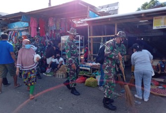 Jelang Peringatan Hari Infanteri ke-72 Kodim 1310/Bitung Gelar Karya Bakti