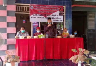 Ketua DPRD Kabupaten Seluma Nofi Eriyan Andesca S sos Gelar Reses 