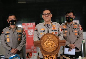 Kadiv Humas Polri Irjen Argo Yuwono saat memberikan keterangan kepada media Jumat (18/12/2020). 