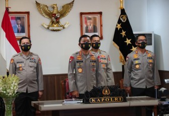 Kapolri Jenderal Polisi  Idham Azis saat memberikan keterangan Rabu (23/12/2020)
