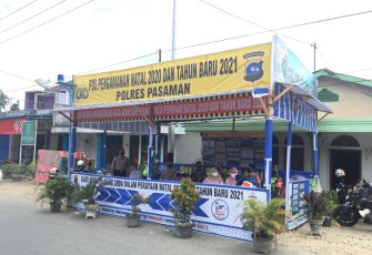 Satlantas Polres Pasaman Gelar Operasi Lilin Singgalang Tahun 2020