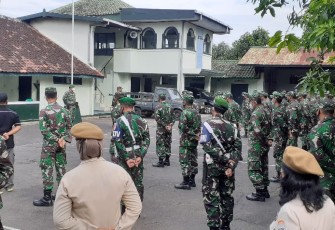 Kodim 0715/Kendal Melaksanakan Apel Pagi 