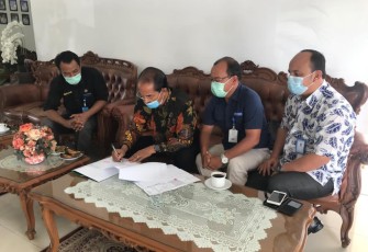 Diakhir Jabatan Bupati Kabupaten Pasaman Yusuf Lubis Teken MoU Dengan BPJS Kesehatan