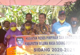 Anggota DPRD Seluma Samsul Aswajar S sos Gelar Reses di Desa Lubuk Gilang 