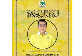  Angggota DPR RI Gatot Sudjito Meninggal Dunia