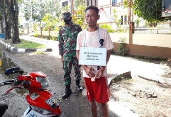Tripika Kecamatan Maesa Turun Lapangan Pimpin Operasi Protokol Kesehatan