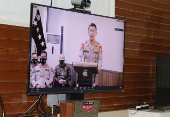 Kapolri Resmikan Gedung Divisi Humas Polri Lewat Virtual