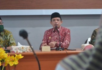 Wakil Walikota Bengkulu Dedy Wahyudi Saat Berkunjung ke Universitas Muhamadiah Bengkulu