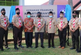 Acara Pelantikan Majelis Pembimbing (Mabi) dan Pengurus Kwartir Ranting (Kwaran) Kecamatan Muara Bangkahulu