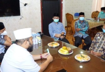 Walikota Bengkulu Helmi Hasan Saaat Menerima Kunjungan Dari Pengadilan Agama Bengkulu
