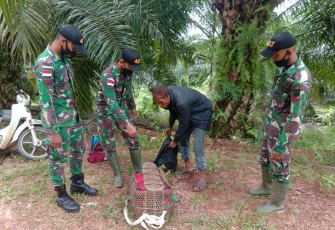 Anggota Satgas Pamtas RI-MLY Yonif 407/PK berhasil menggagalkan lima (5) orang Pekerja Migran Indonesia (PMI) non prosedural yang akan masuk ke wilayah Malaysia melalui jalan tidak resmi/Jalan tikus di wilayah  Kecamatan Badau, Kabupaten Kapuas Hulu, Kalbar. Jumat kemaren (29/01/2021).