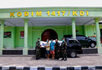 Bentuk Kepedulian Dandim 1417/Kendari Terhadap Masyarakat Mamuju