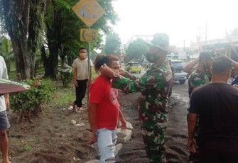 Kodim 1310/Bitung Gelar Operasi Yustisi Bersama Polri dan Pemkot Bitung