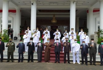 Acara Pelantikan Bupati dan Wakil Bupati se-Provinsi Bengkulu