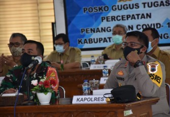Setda Kabupaten Pekalongan, Forum Koordinasi Pimpinan Daerah (Forkopimda) Kab.Pekalongan mengikuti Rakor penanganan Covid-19 Tingkat Propinsi Jateng secara virtual. Adapun Rakor tersebut dipimpin langsung oleh Gubernur Jawa Tengah H. Ganjar Pranowo.