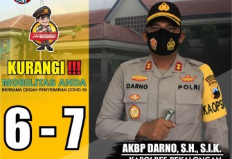 Kabupaten Pekalongan siap melaksanakan Gerakan Jateng di Rumah Saja selama dua hari pada, Sabtu dan Minggu (6-7/2/2021) mendatang.