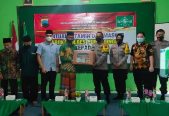 Kapolres Purbalingga AKBP Fannky Ani Sugiharto didampingi pejabat utama polres melaksanakan silaturahmi dengan Pengurus Cabang Nahdlatul Ulama (PCNU) PurbaIingga.
