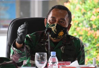 Pangdam IV/Diponegoro Mayjen TNI Bakti Agus Fadjari SIP MSi saat memberikan keterangan kepada Media