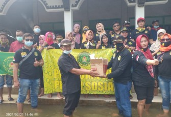 Puskom Pati Peduli Warga Terdampak Bencana Banjir