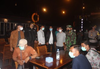 Monitoring PPKM oleh Forkopimda Pati