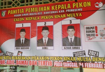 Di Pekon Sinar Mulya Azhar Annas Menangkan Pilkakon 
