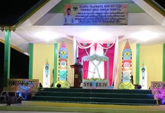 STQ Ke-IV Desa Sungai Pinang Resmi Dibuka