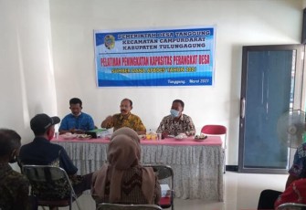 Kades dan Perangkat Desa Tanggung Jalani Peningkatan Kapasitas Pengelolaan Dana APBDes