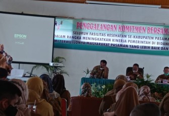 Faskes se-Kabupaten Pasaman Galang Komitmen Bersama Tingkatkan Pelayanan Kesehatan