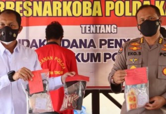 Polda Kalteng Tangkap Dua Kurir Sabu