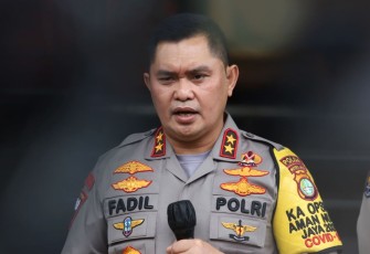 Kapolda Metro Jaya Irjen Pol Fadil Imran di Polres Metro Jakarta Barat