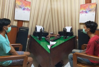 Dua Terduga Pelaku Menjalani Pemeriksaan 
