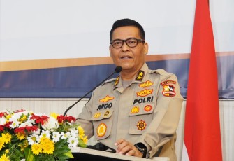 Kadiv Humas Polri Irjen Argo Yuwono saat konferensi Pers