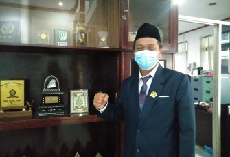 Ketua DPRD Kota Blitar Syahrul Alim (foto : Faisal NR / Klikwarta.com Blitar) 